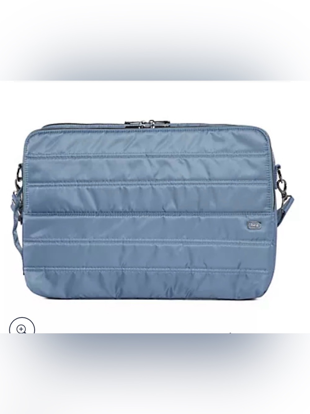 Lug Delta 17” Laptop Crossbody Bag. Blue Moon. NWT in plastic